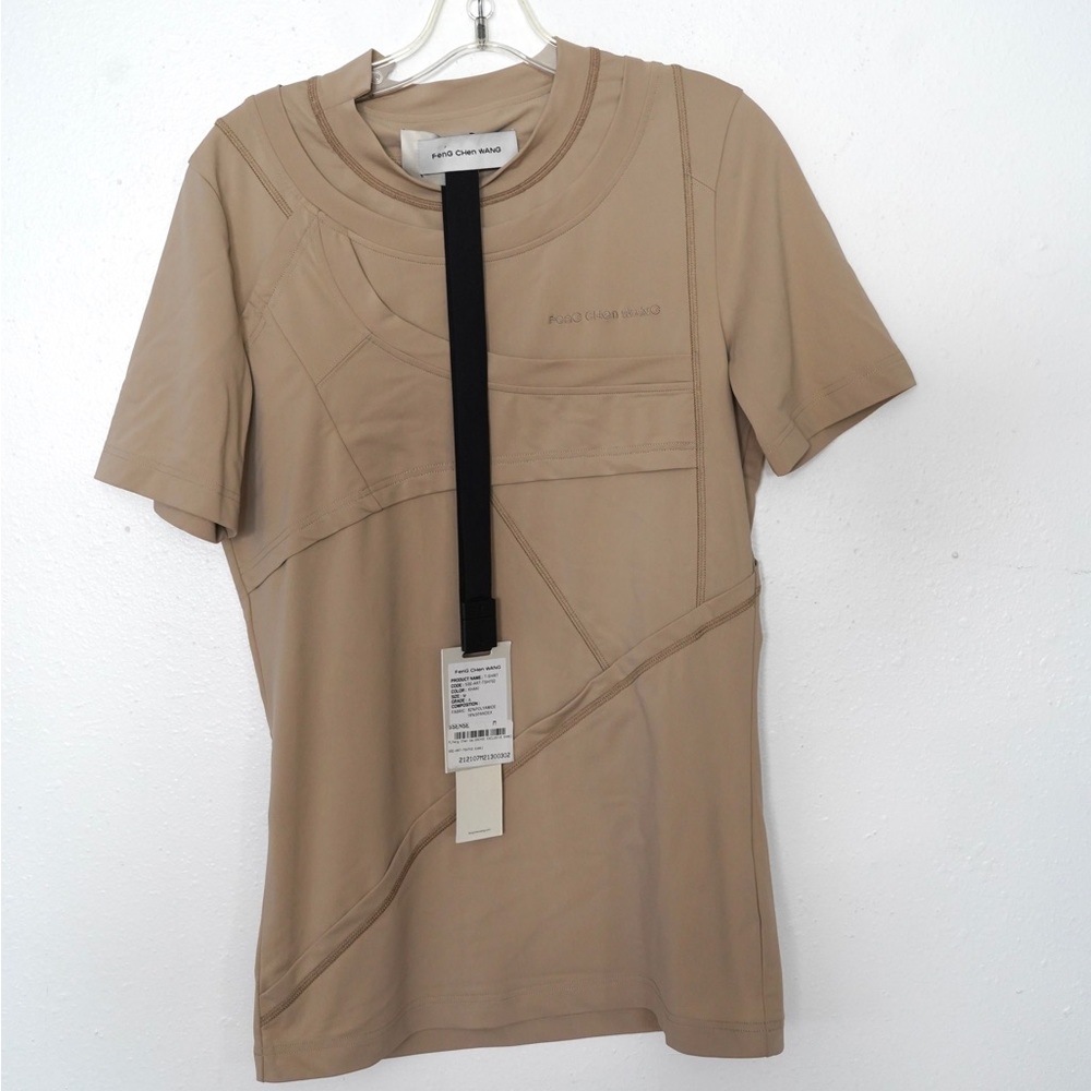 Feng Chen Wang T-shirt/Cut & Sewn Khaki Size M